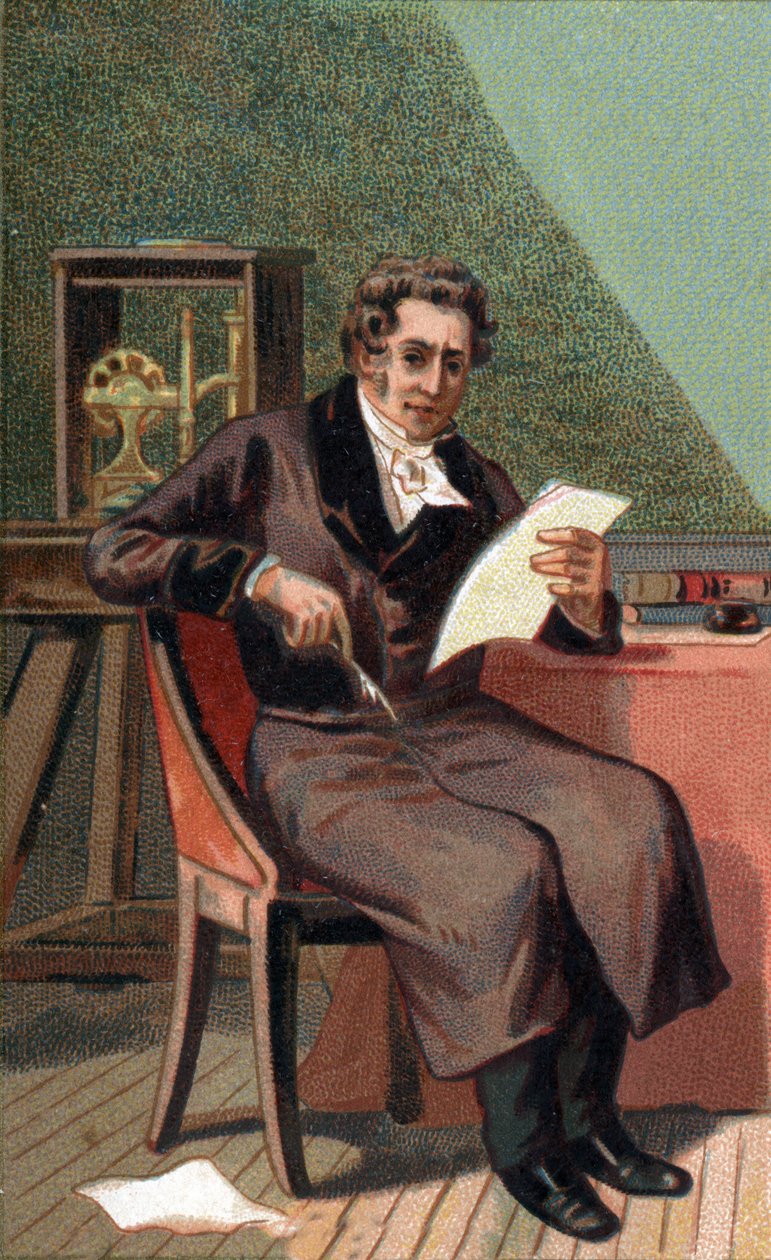 Ritratto di Louis Jacques Thenard (1777 - 1857), chimico francese. da French School