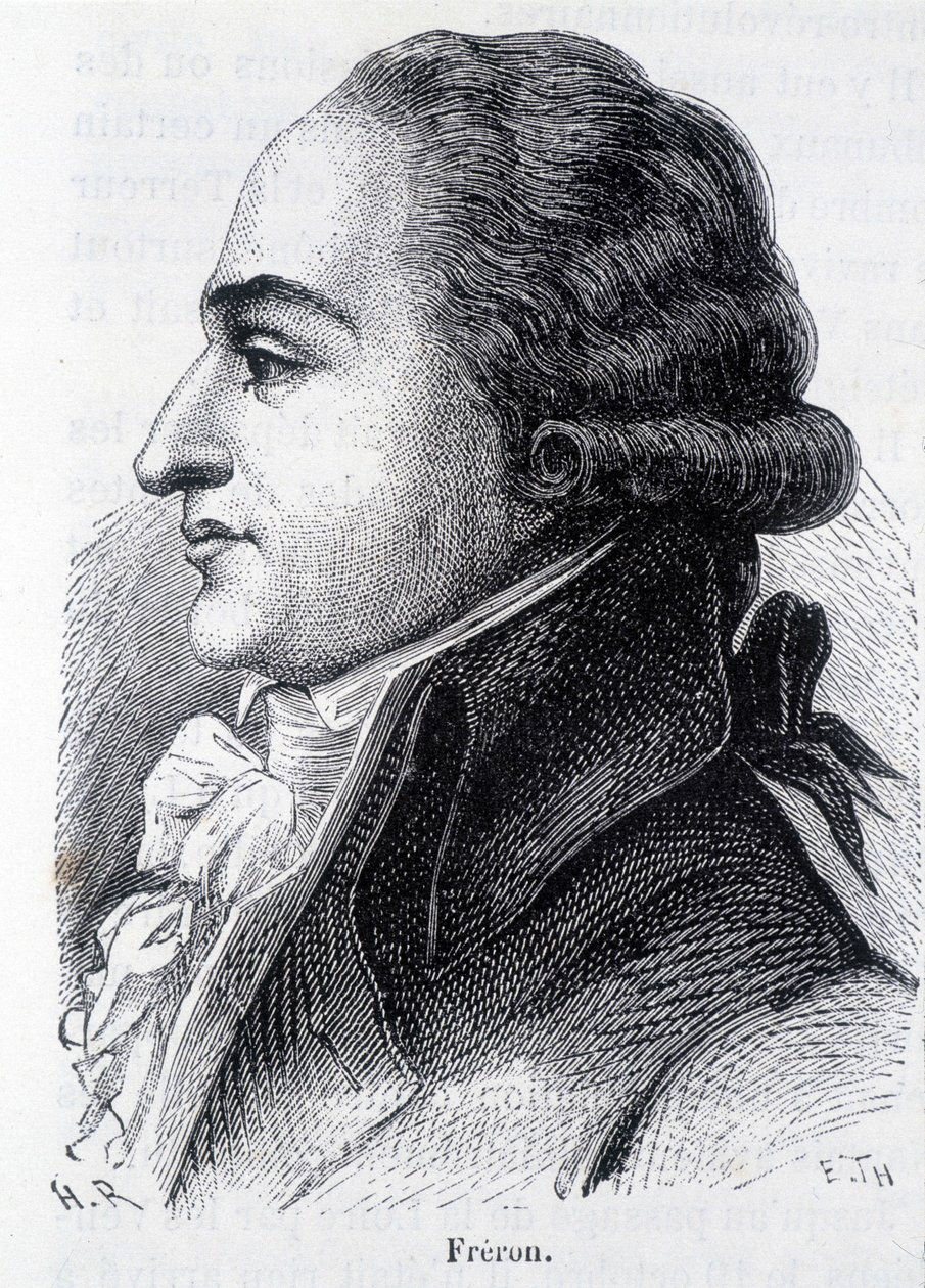Ritratto di Louis Marie Stanislas Fréron (1754-1802), pubblicista francese - in "L