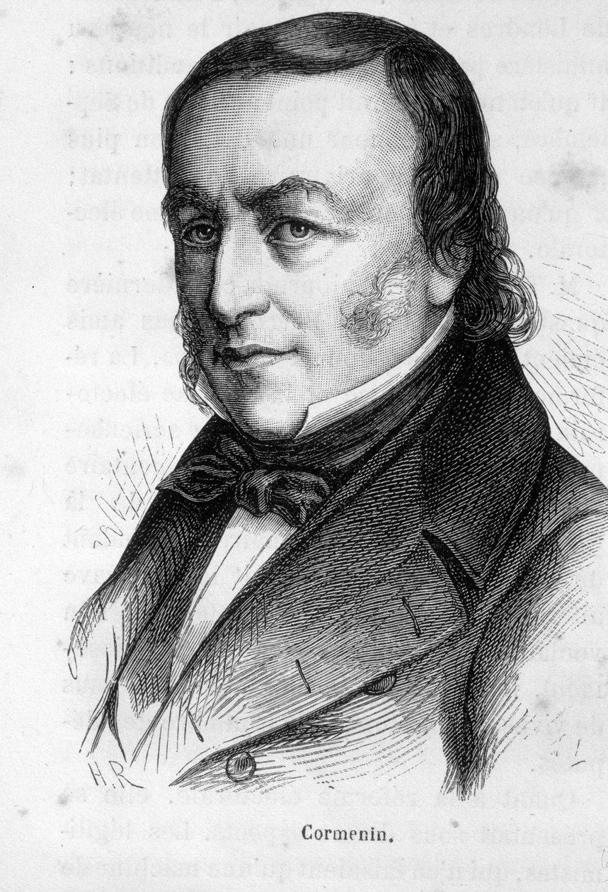 Ritratto di Louis Marie de La Haye Visconte de Cormenin da French School