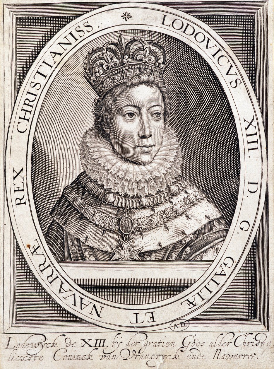 Ritratto di Luigi XIII, giovane da French School