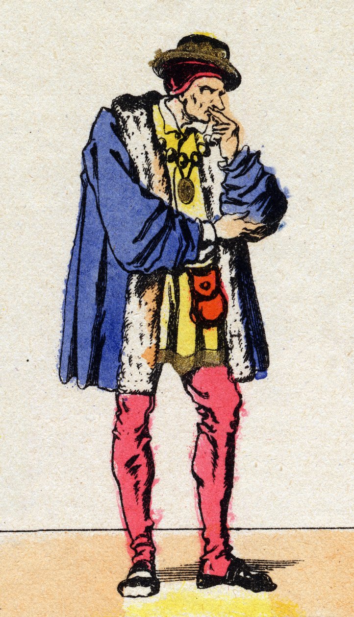 Ritratto di Luigi XI (1423-1483), Re di Francia. da French School