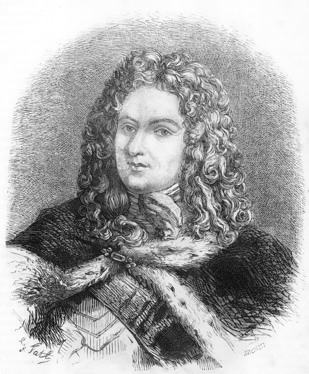 Ritratto di Louis de Rouvroy duca di Saint-Simon da French School