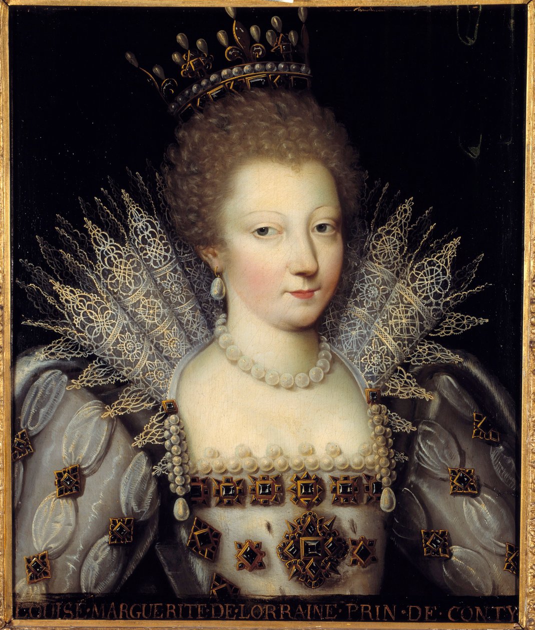 Ritratto di Louise Marguerite de Lorraine, principessa di Conti da French School