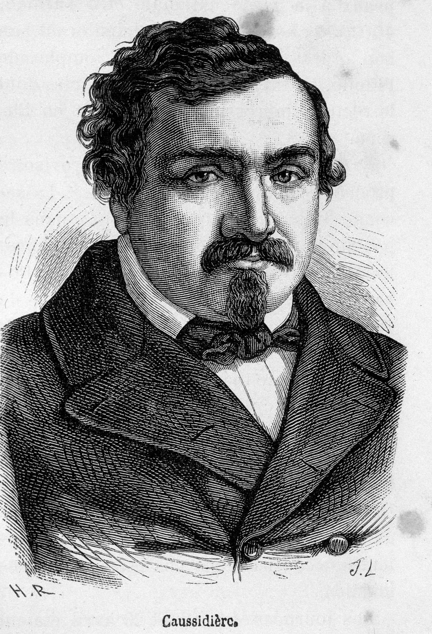 Ritratto di Marc Caussidiere, politico francese (1808-1861) da French School