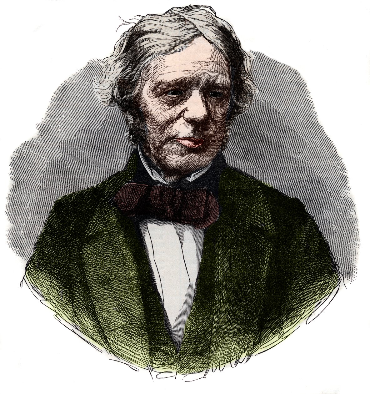 Ritratto di Michael Faraday (1791-1867) da French School
