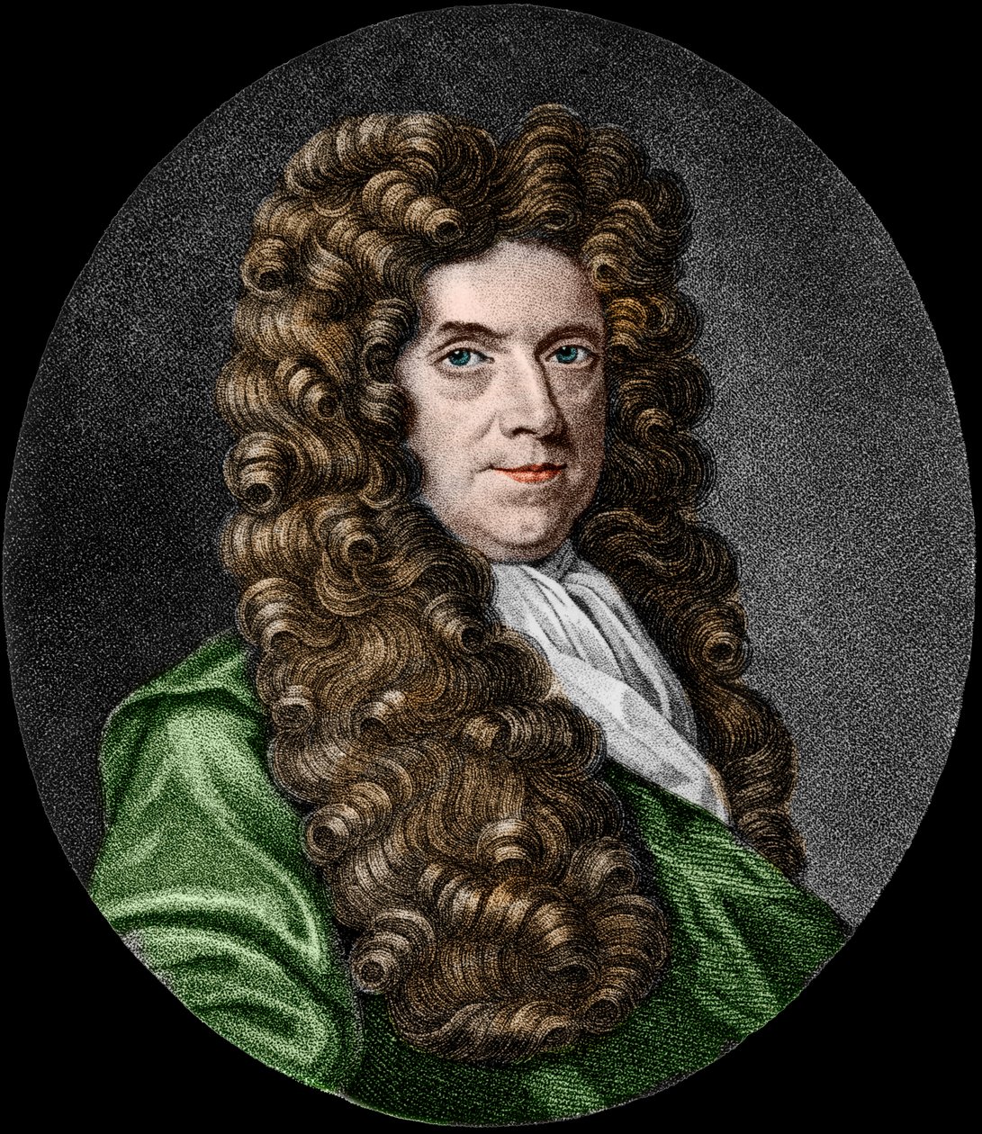 Ritratto di Nehemiah Grew (1641-1721), botanico inglese da French School