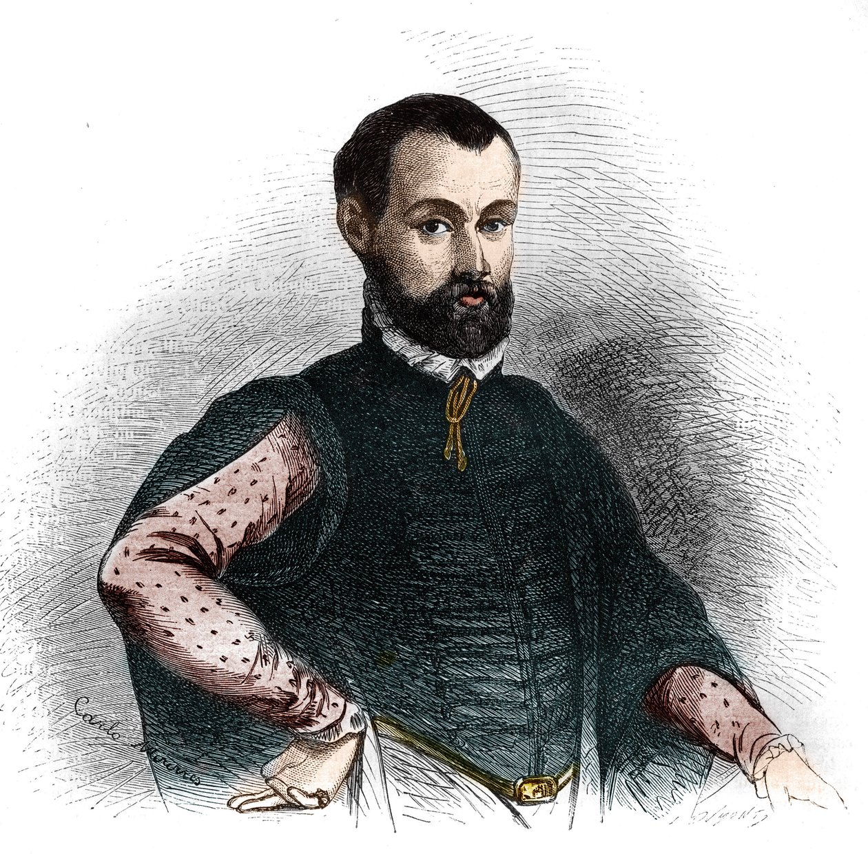 Ritratto di Niccolò di Bernardo dei Machiavelli da French School