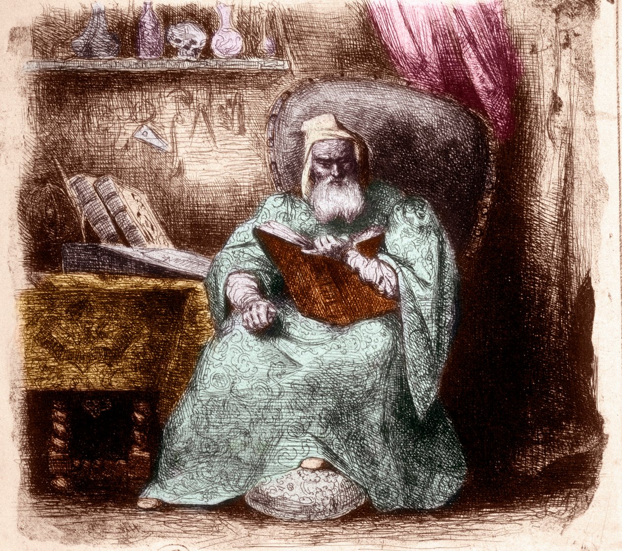 Ritratto di Nostradamus, Michel de Notre Dame da French School