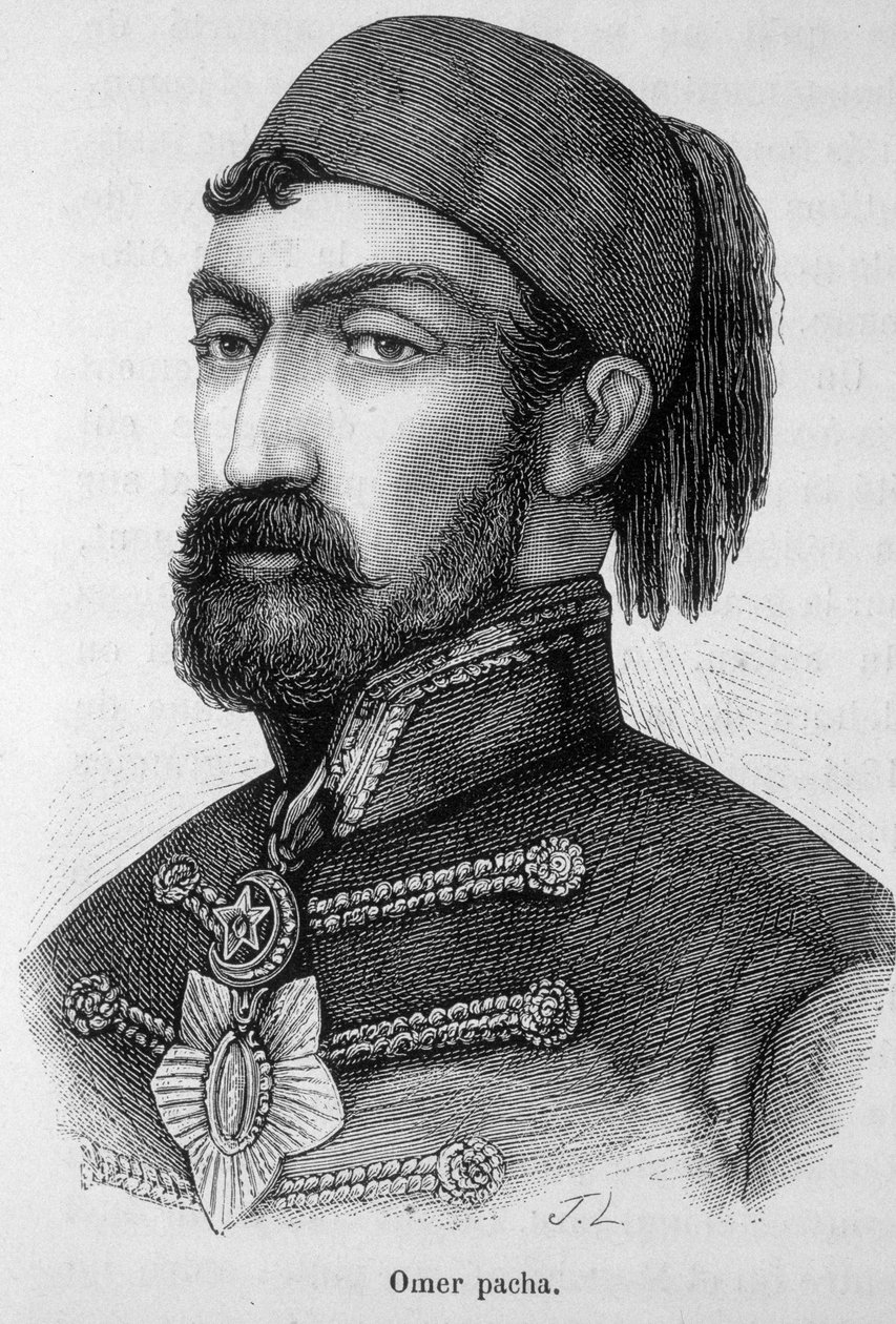 Ritratto di Omer Pacha - in "L