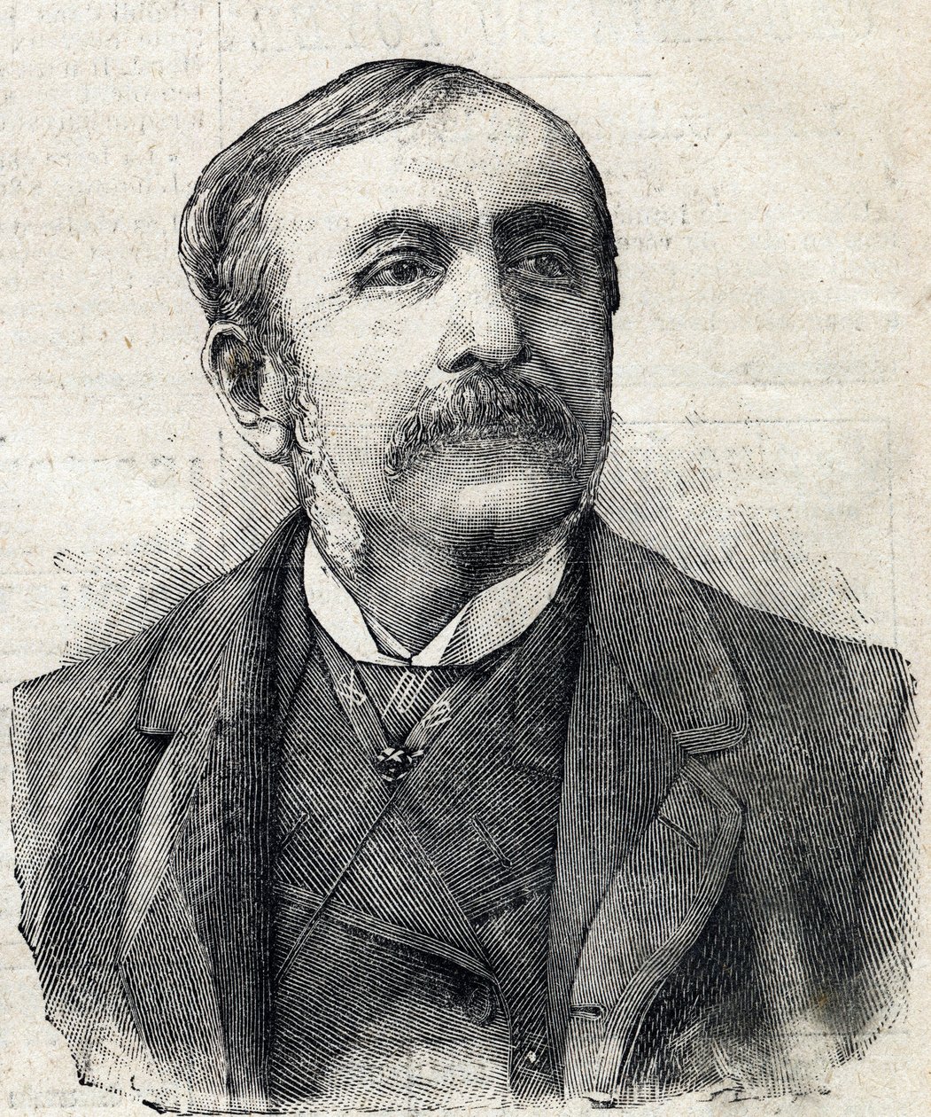 Ritratto di Paul, Conte di Remusat (1831-1897) giornalista e scrittore francese da French School
