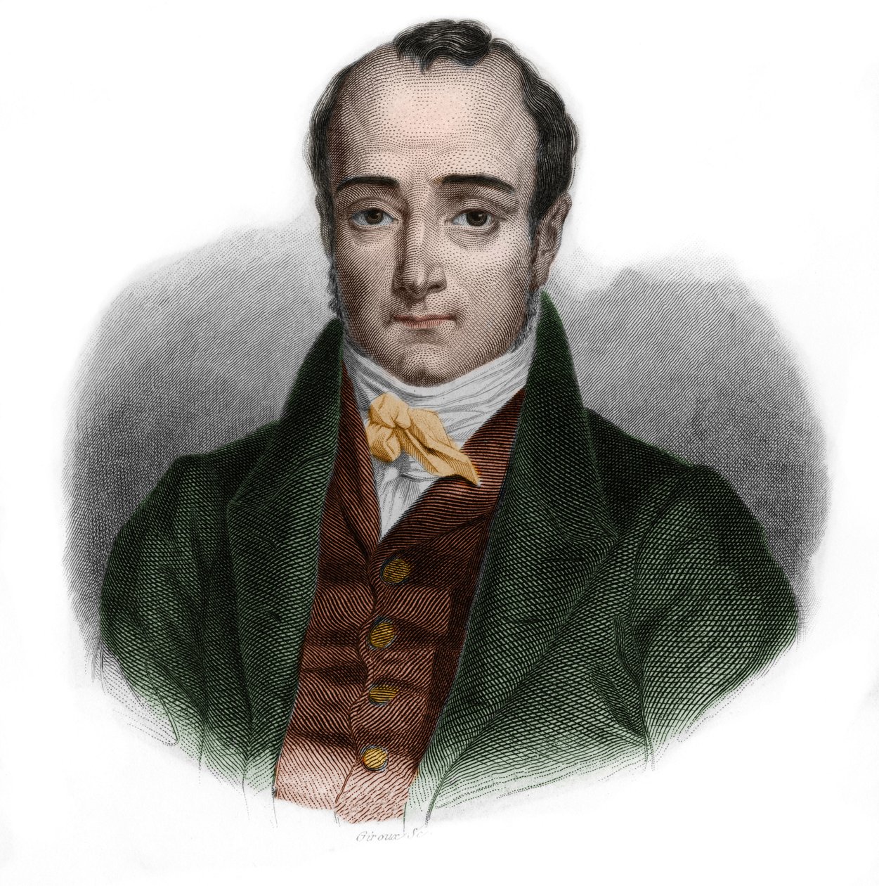 Ritratto di Paul Jean Pierre Sauzet, politico francese. in 