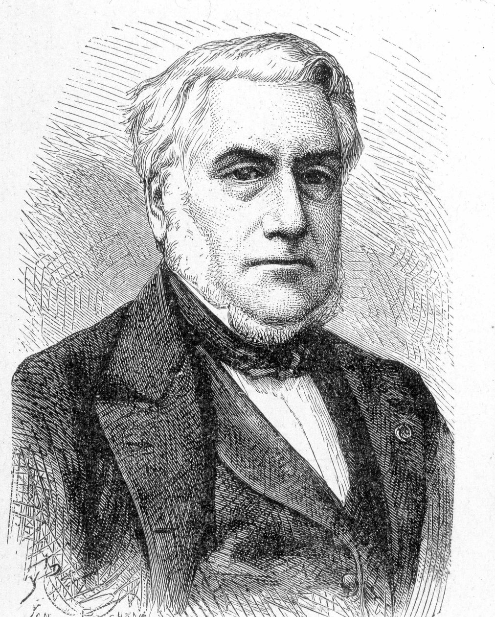 Ritratto di Paulin Talabot (1799 - 1878) - in "Album della Scienza; studiosi illustri; Grandi scoperte" 1896 da French School