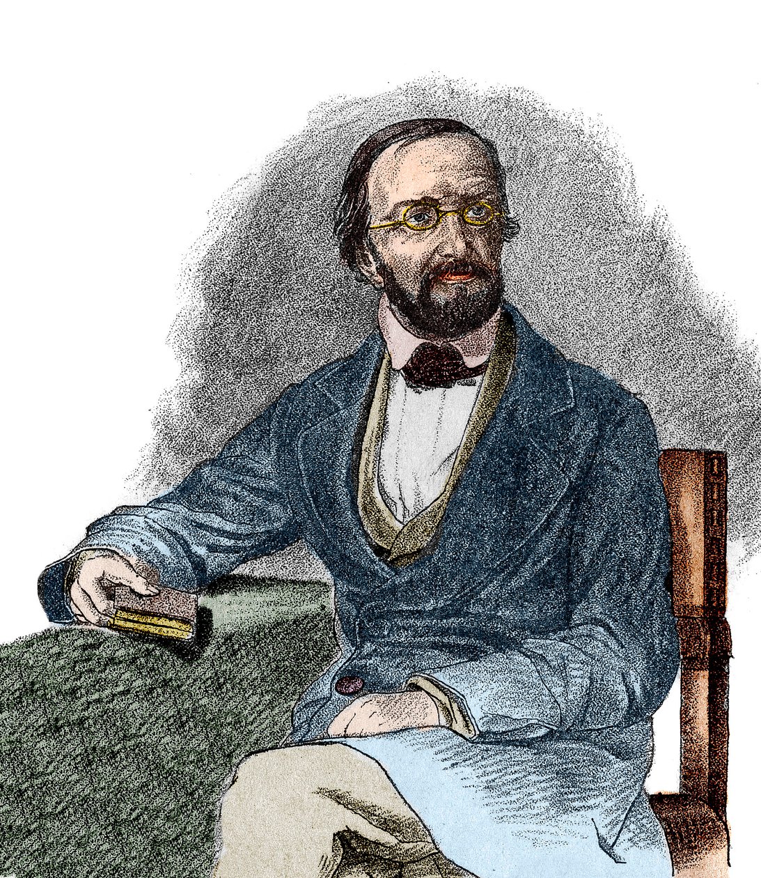 Ritratto di Peter Gustav Dirichlet (1805-1859), matematico tedesco. XIX secolo. da French School