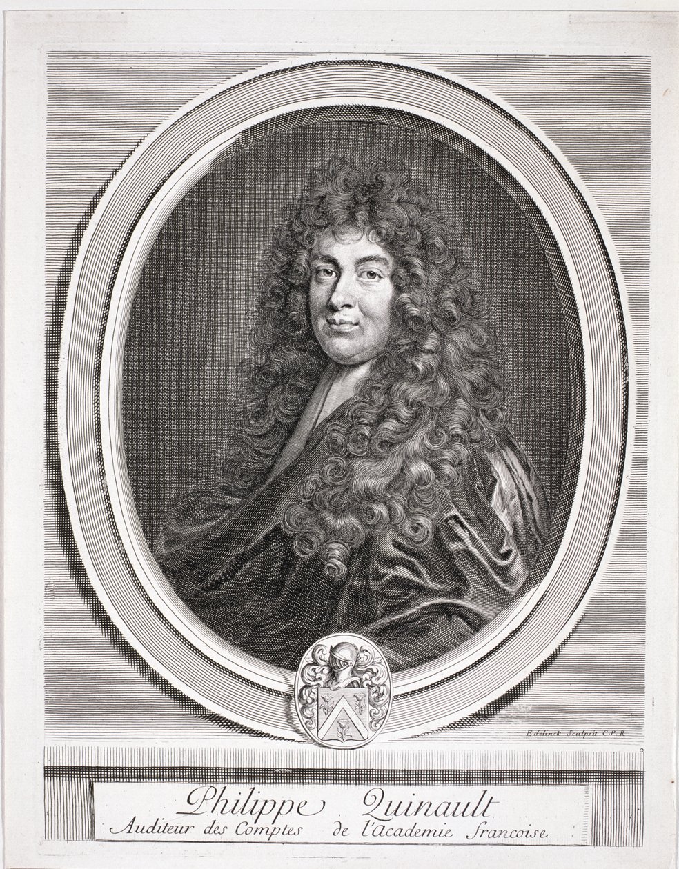 Ritratto di Philippe Quinault da French School
