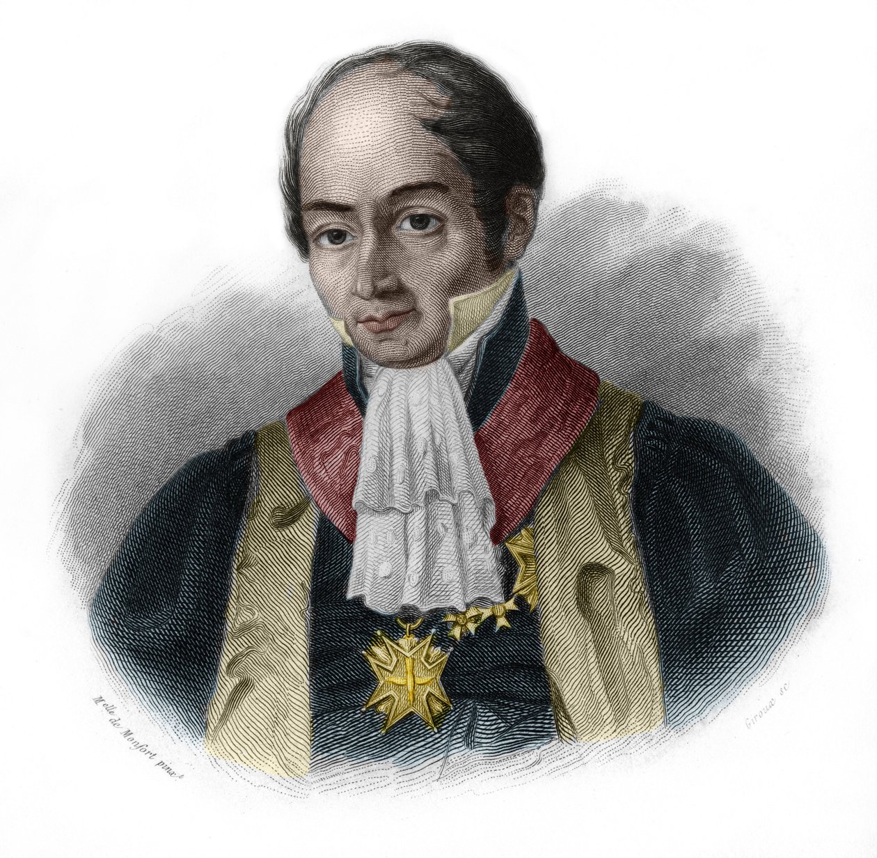 Ritratto di Pierre-Francois-Hercule, conte di Serre (1776-1824), politico francese. in 