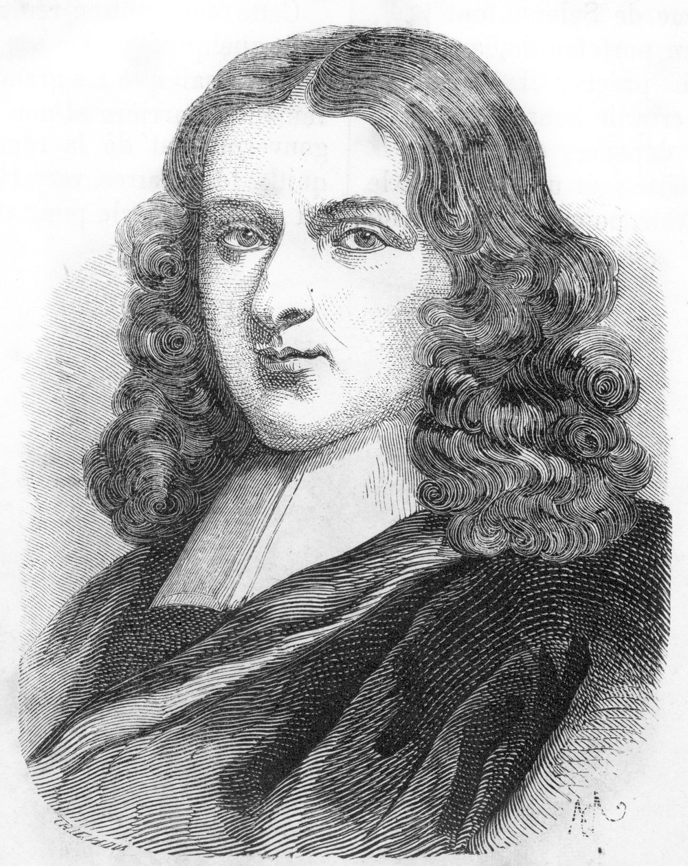 Ritratto di Pierre Bayle (1647-1706) da French School