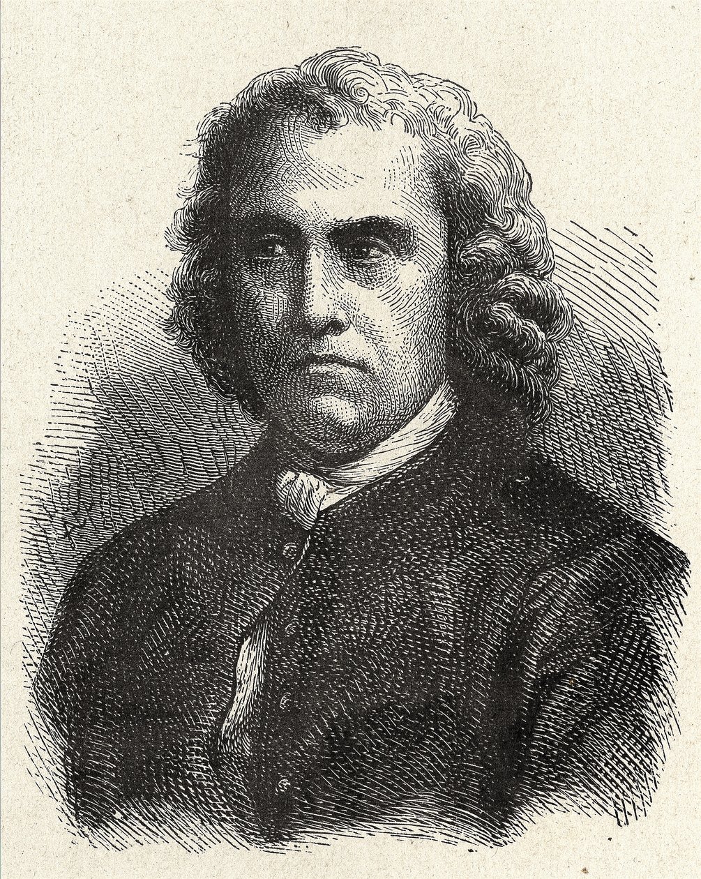Ritratto di Pierre Charles Le Monnier, astronomo francese (1715 - 1799) - in 