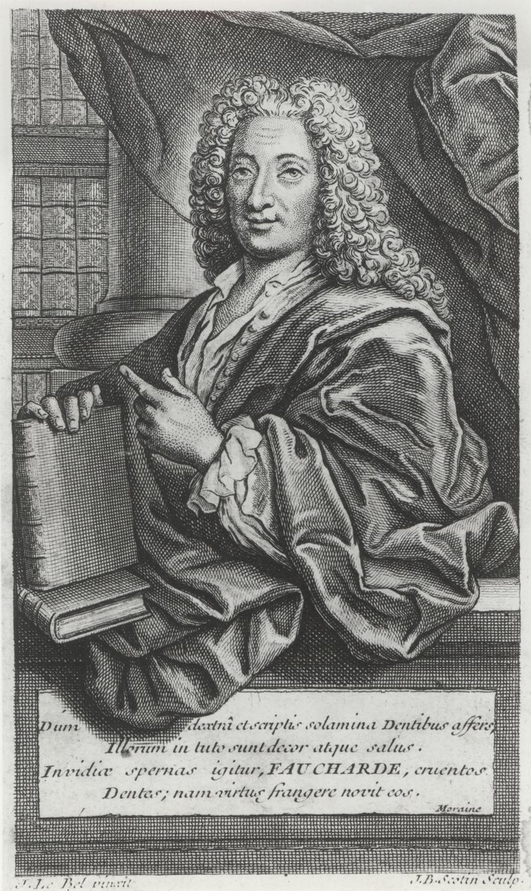 Ritratto di Pierre Fauchard (1678-1763) da French School