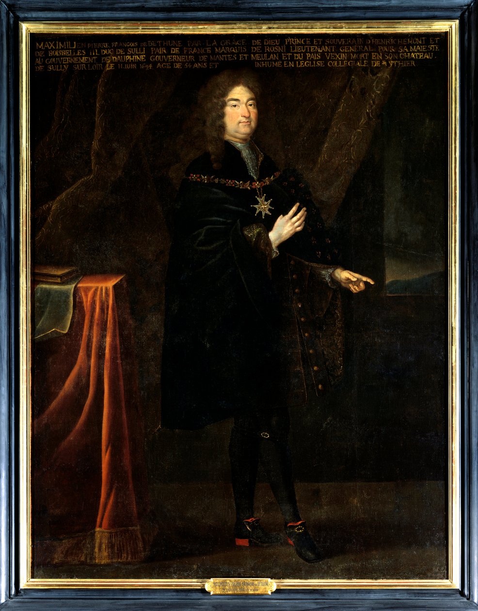 Ritratto di Pierre Francois Maximilian IV di Bethune, terzo duca di Sully da French School