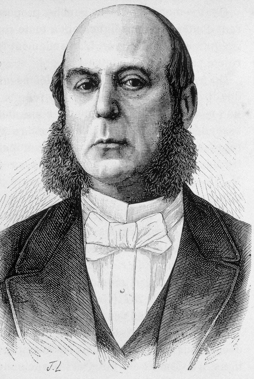 Ritratto di Pierre Jules Baroche, politico francese (1802 - 1870) da French School
