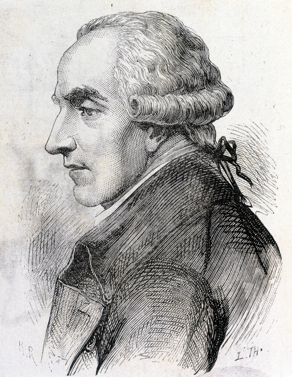 Ritratto di Pierre Simon de Laplace (1747 - 1827), astronomo, matematico e fisico francese - in "Album della Scienza; illustri scienziati; Grandi scoperte" 1896 da French School