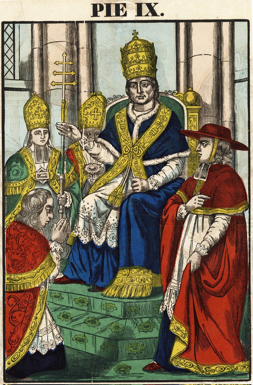 Ritratto di Papa Pio IX (1792 - 1878) da French School