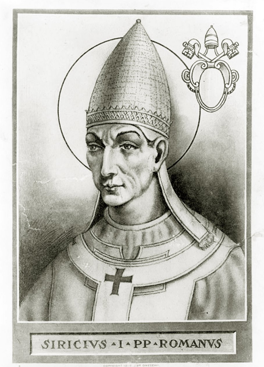Ritratto di Papa Siricio, c.1835 da French School