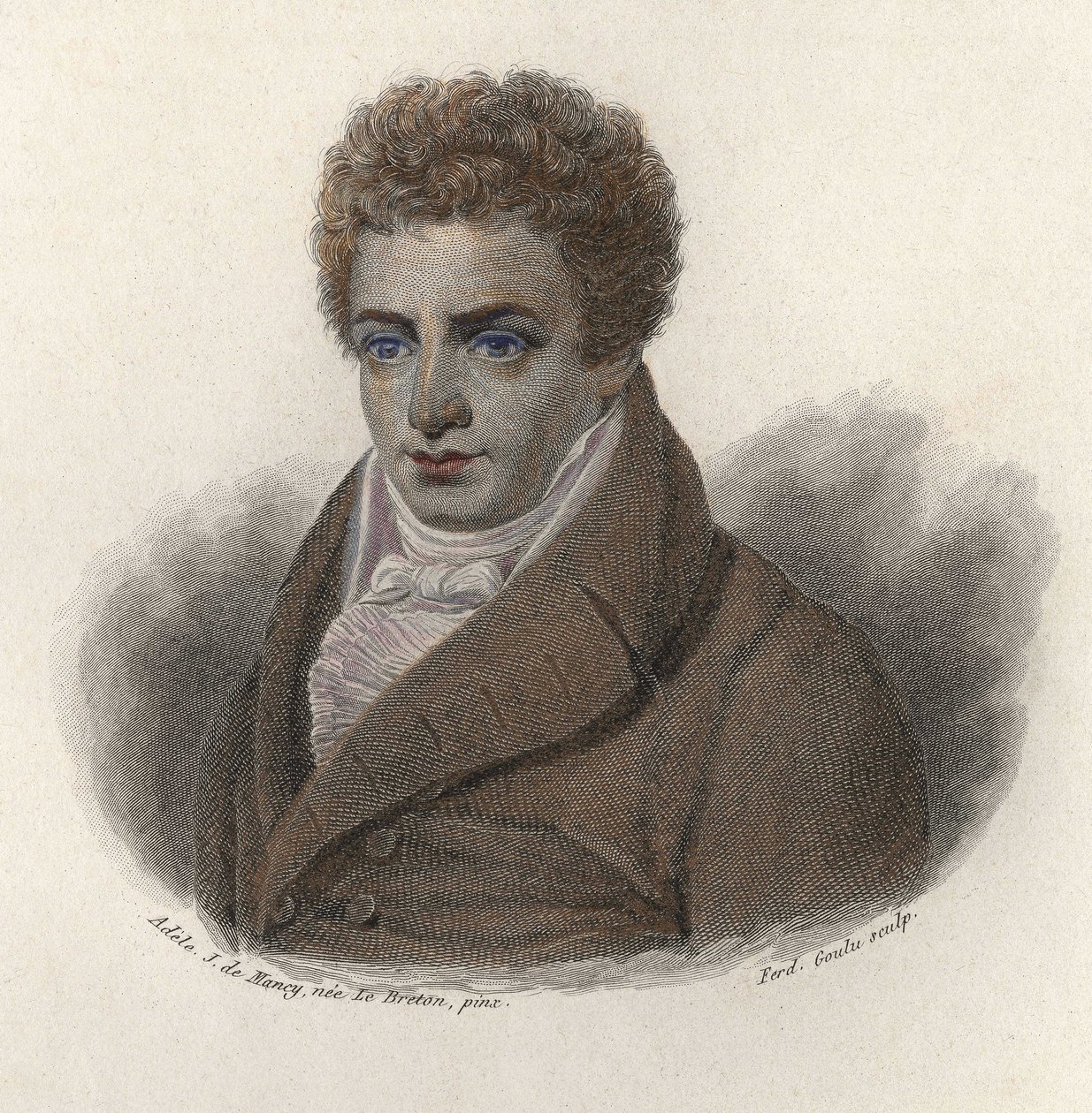 Ritratto di Robert Fulton, ingegnere americano. In "Portraits of Useful Men" da French School