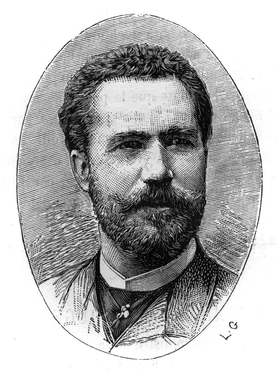 Ritratto di Sebastian Julian Gayarre Garjon (1844-1890), tenore spagnolo. Incisione in "Le Monde Illustré", 20 marzo da French School
