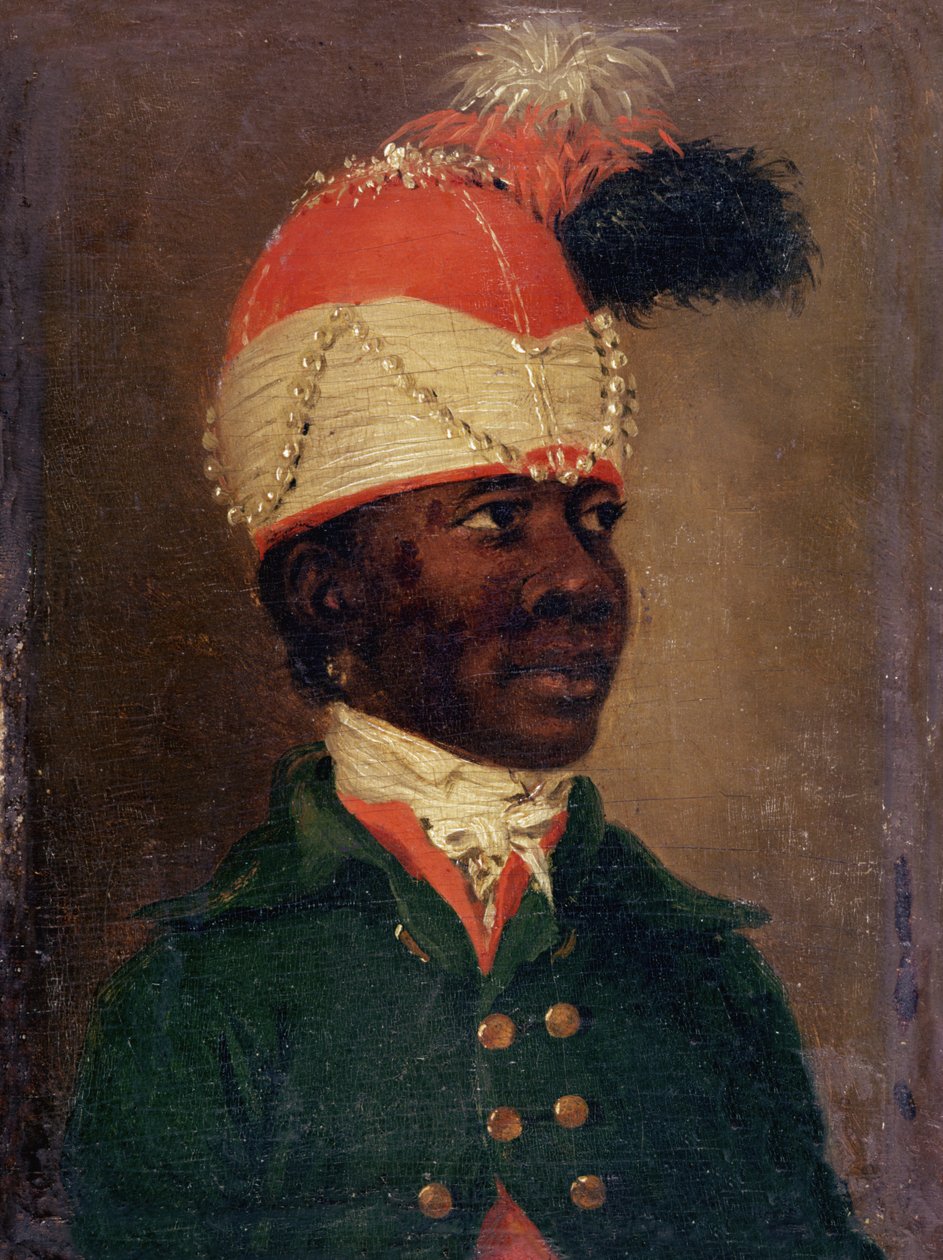 Ritratto di Zamor (olio su tela) da French School