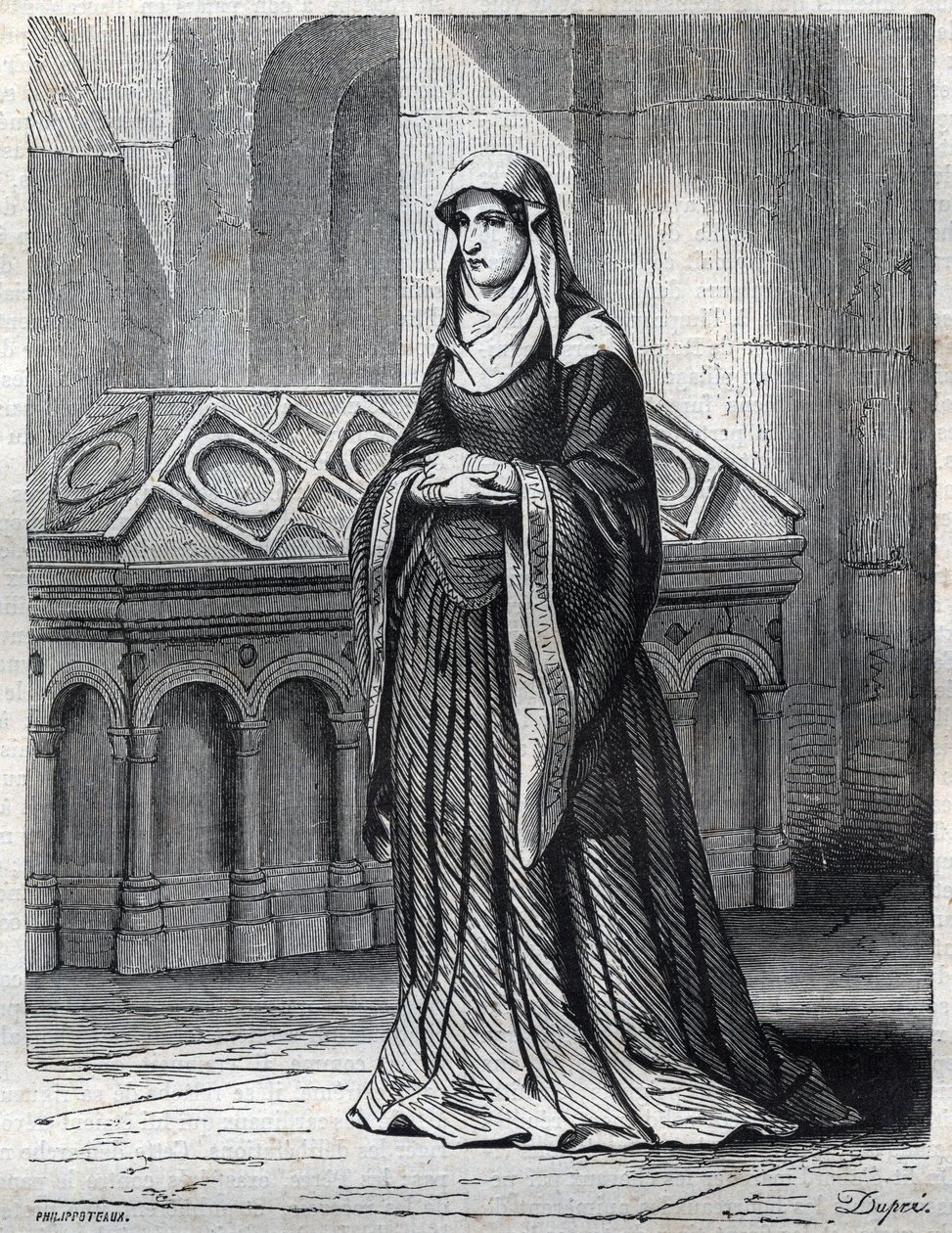 Ritratto della monaca benedettina che sarebbe stata l