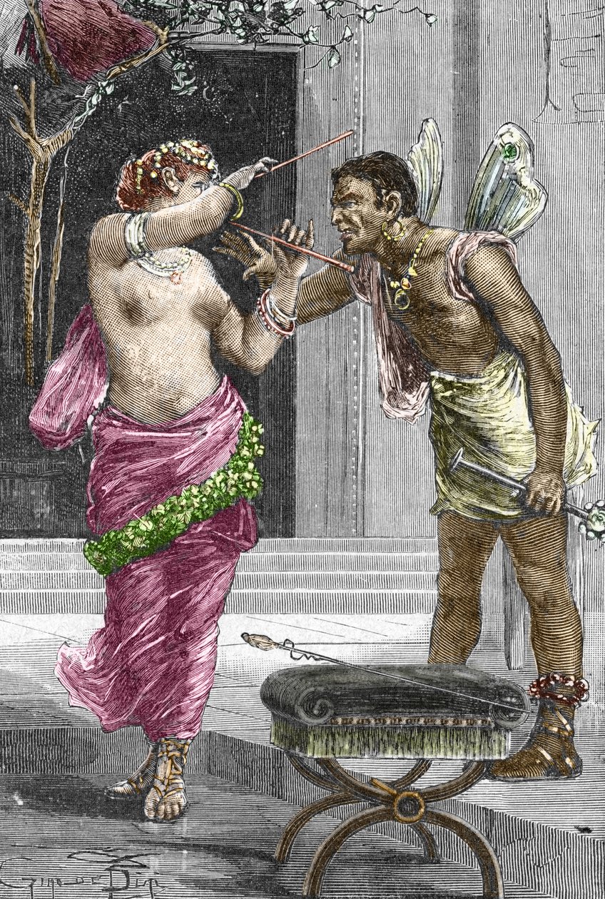 Ritratto della cortigiana e attrice Teodora, prima del suo matrimonio con l