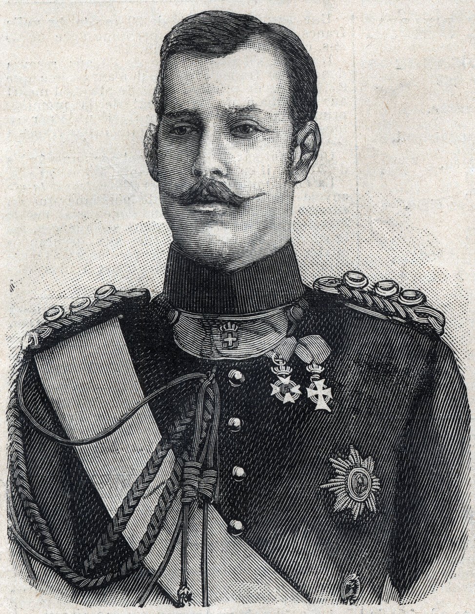 Ritratto del Principe Ereditario di Grecia (diventato Giorgio I di Grecia) da French School