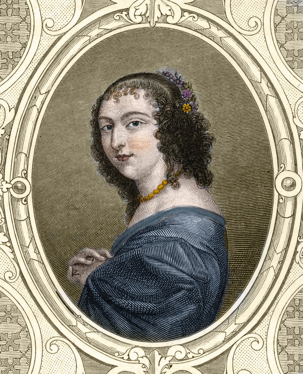 Ritratto della scrittrice francese Anne Ninon de l