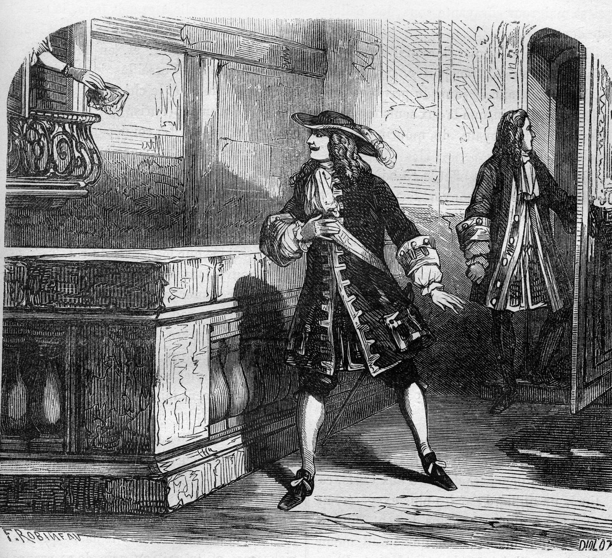 Ritratto del cavaliere di Bouillon, giovane libertino, futuro amante di Madame d