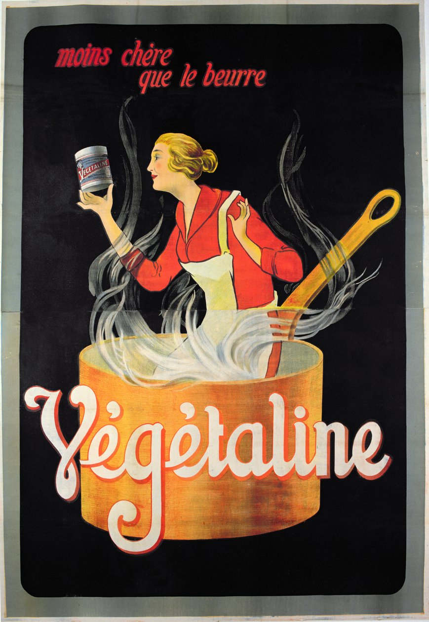 Poster pubblicitario della margarina Vegetaline da French School