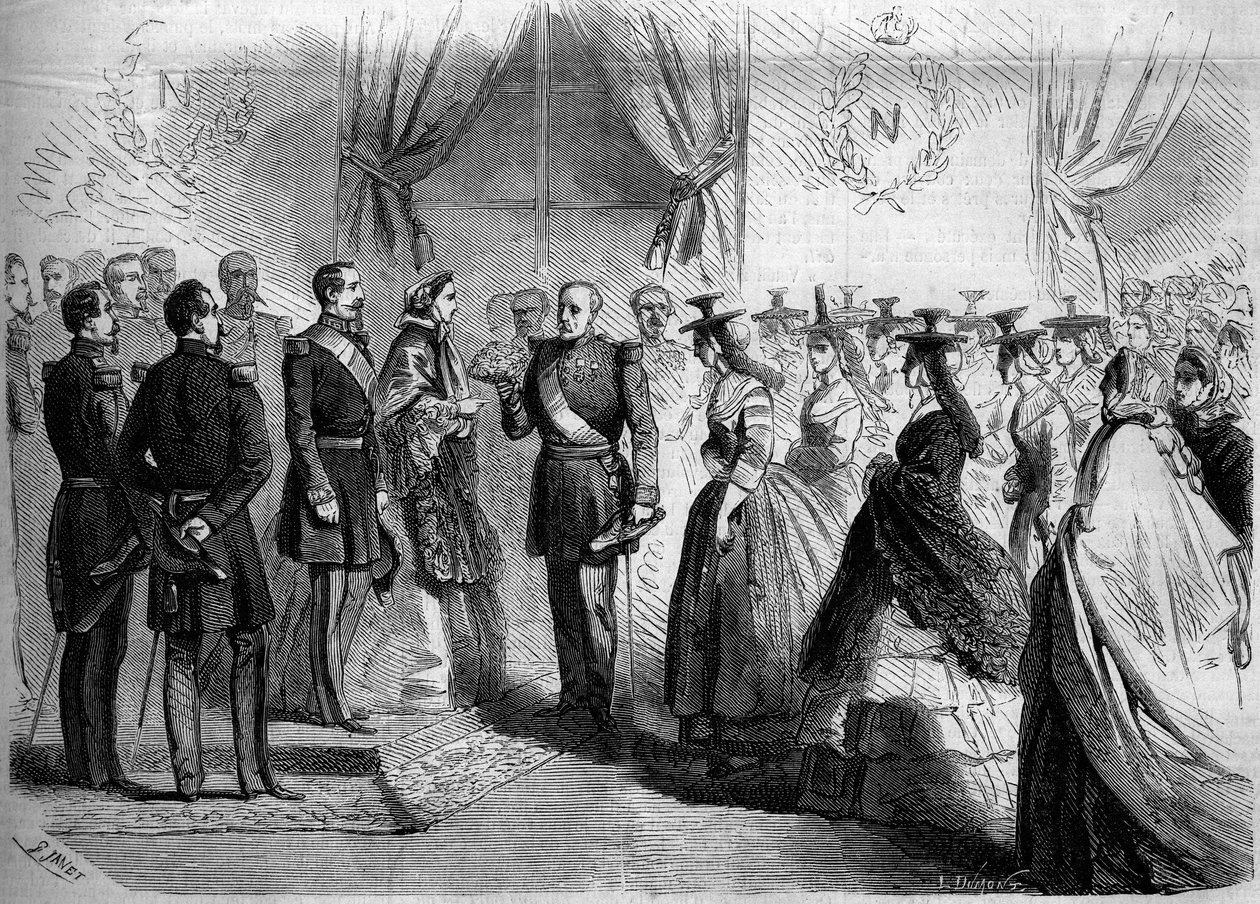 Presentazione a Napoleone III (1808-1873) e all