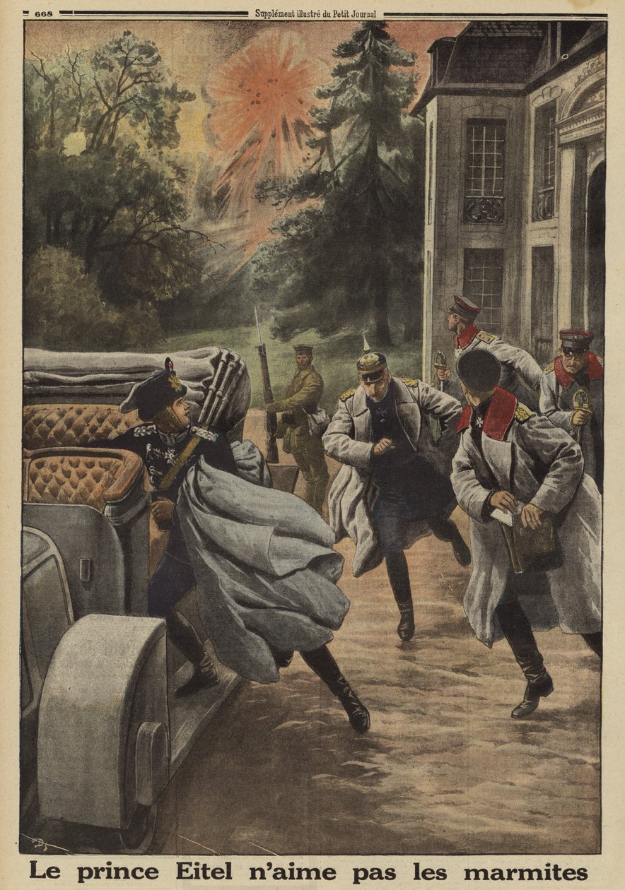 Il principe Eitel Friedrich di Prussia, secondogenito dell
