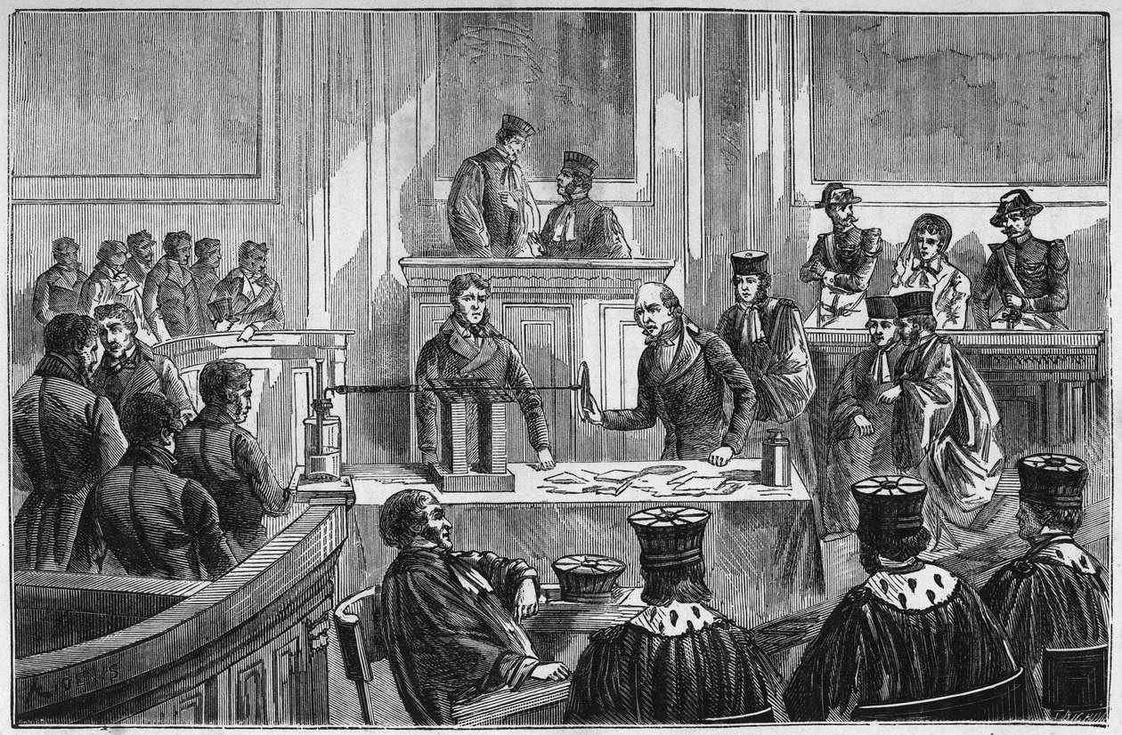 Processo di Marie Fortunée Capelle (1816-1852), nota come Marie Lafarge, criminale francese condannata per l
