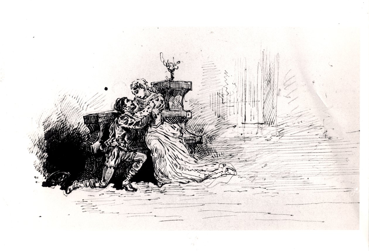 Libretto di produzione per Ruy Blas di Victor Hugo, 1880 da French School