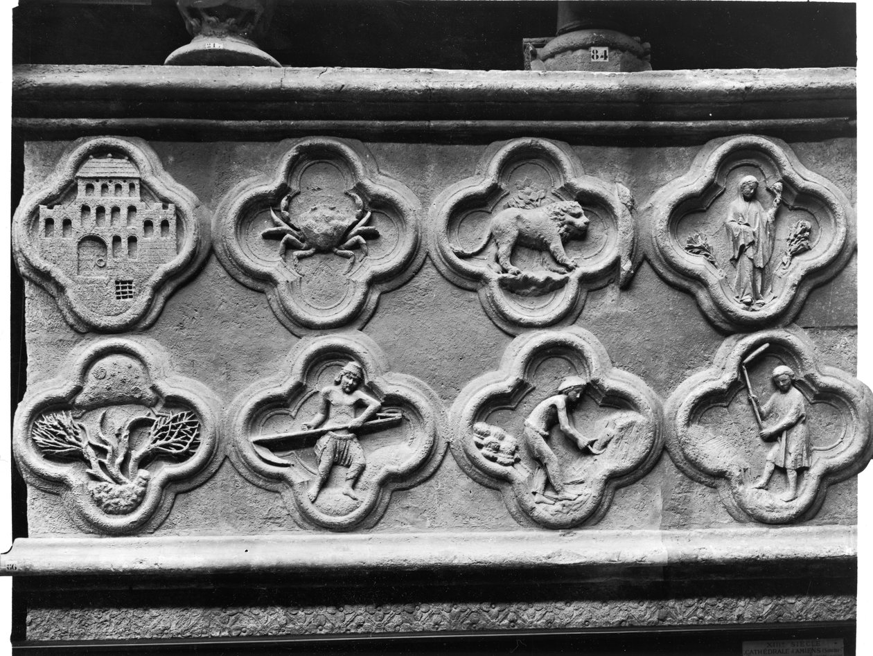 Quadrifogli del Profeta Aggeo: il Tempio ricostruito, e la Terra secca, e quadrifogli con i Segni dello Zodiaco e i Lavori dell