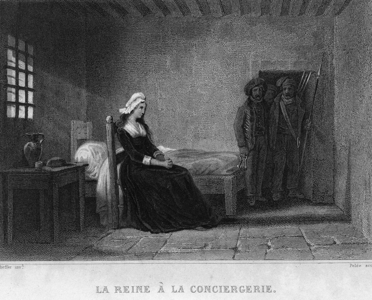 Regina Maria Antonietta nella prigione della Conciergerie - in 