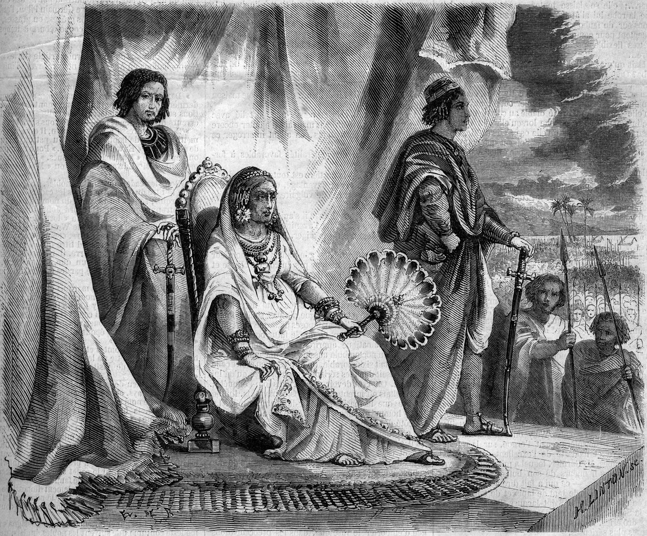 Regina Ranavalo Manjaka I (Ranavalona da French School