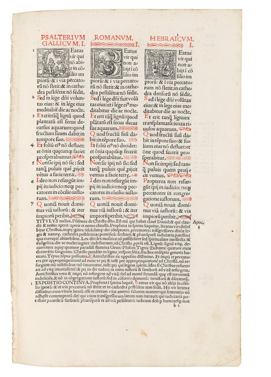 Quincuplex Psalterium, a cura di Jacques Le Fèvre d