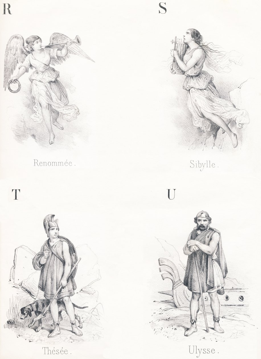 Rinominato, Sibilla, Teseo, Ulisse da French School