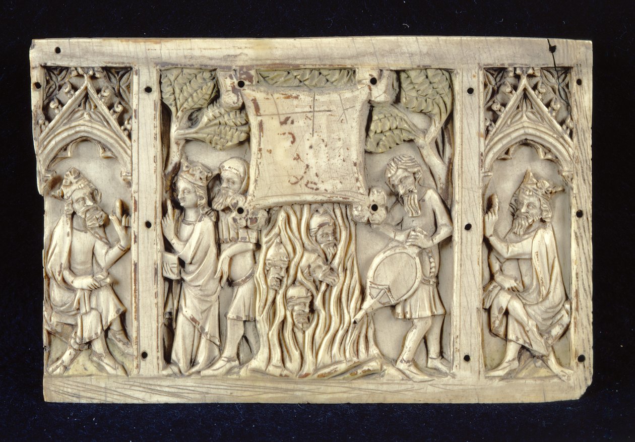 Rilievo che raffigura scene della vita di Santa Caterina d