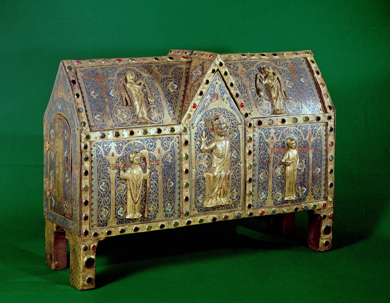 Reliquiario di San Calminio, Limoges da French School