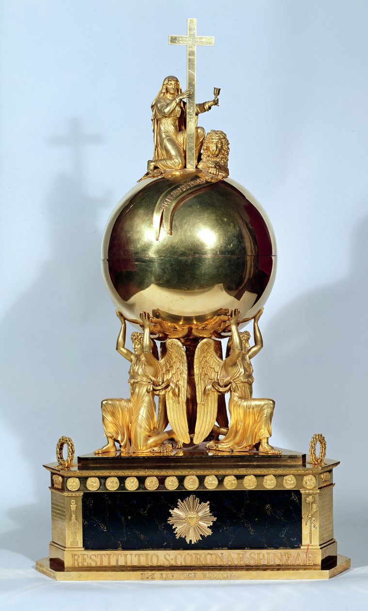 Reliquiario della Corona di Spine, 26 ottobre 1804 (oro) da French School