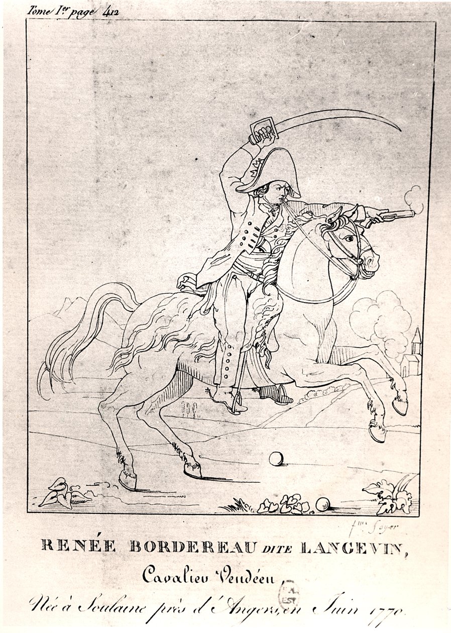 Renee Bordereau, detta Langevin (1770-1828) da French School