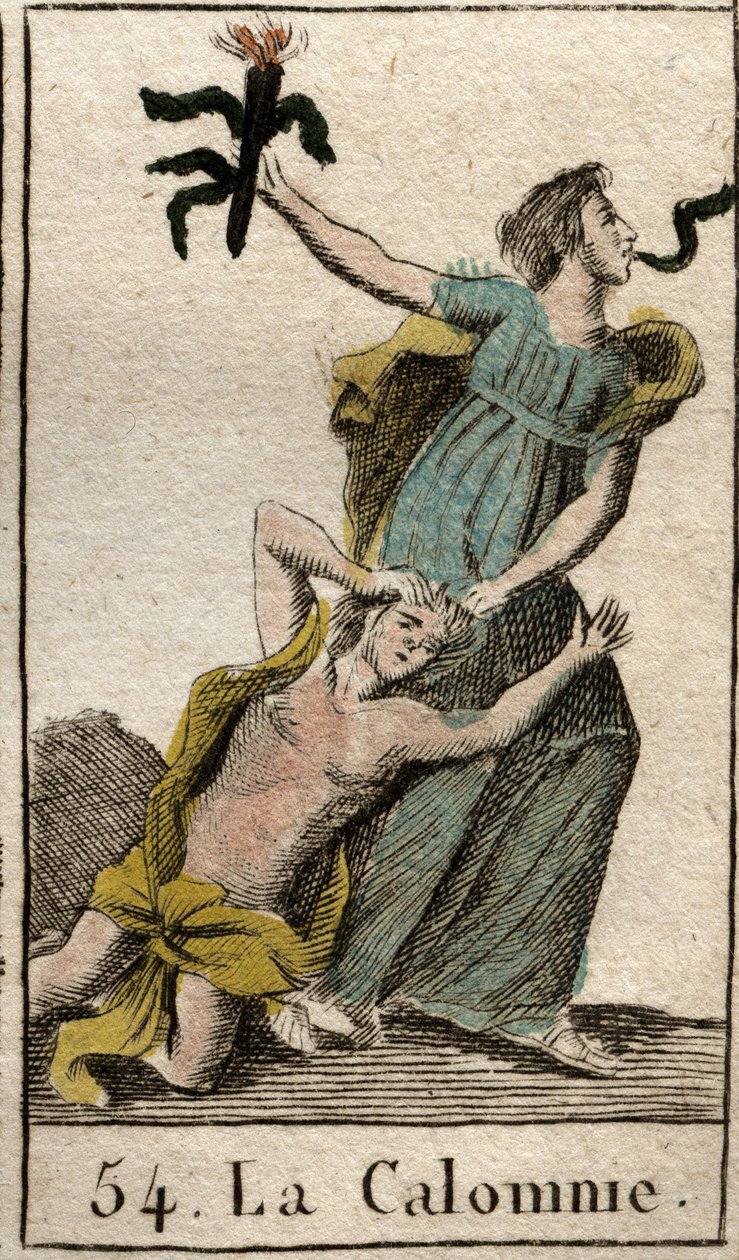 Rappresentazione della Calunnia, figlia dell